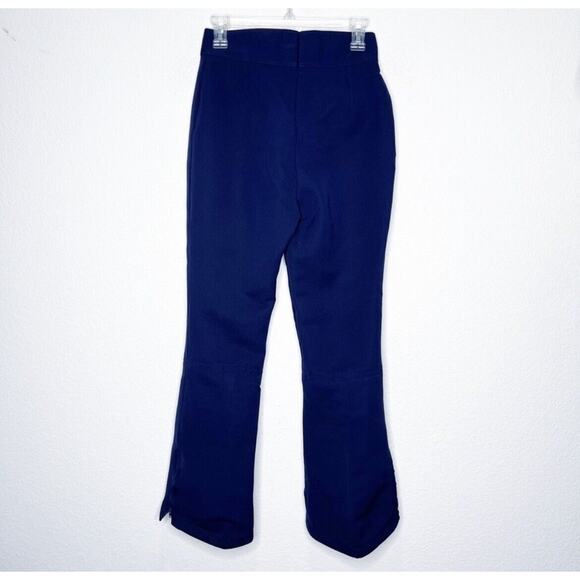 Vintage Bogner Stirrup Ski Wool Winter Pants in Navy Blue 10 Apres Snow - Picture 6 of 14